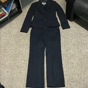 Banana Women's navy pinstripe Suit Set